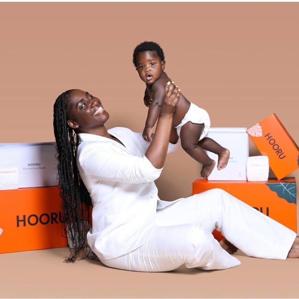 Super-Absorbent Baby Diapers Hypoallergenic Plant-Based Biodegradable Disposable - Picture 2 of 4